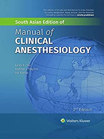 Manual of Clinical Anesthesiology South Asian Edition, 2ed (PDF Publisher)