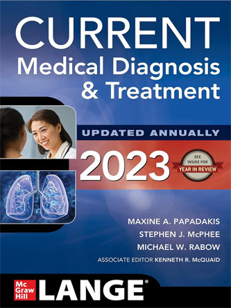 CURRENT Medical Diagnosis and Treatment 2023, 62nd Edition (PDF & Video)