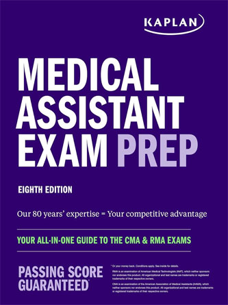 Medical Assistant Exam Prep: Your All in One Guide to the CMA & RMA Exams, Eighth edition (Kaplan Test Prep) (EPUB)