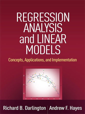 Regression Analysis and Linear Models: Concepts, Applications and Implementation (Methodology in the Social Sciences) (PDF)