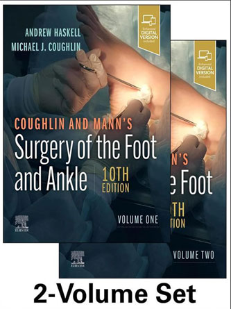 Coughlin and Mann’s Surgery of the Foot and Ankle, 2-Volume Set 10th Edition (Original PDF + Video)