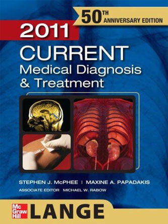 CURRENT Medical Diagnosis and Treatment 50th Edition 2011 (LANGE CURRENT Series) (Format CHM)