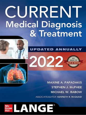 CURRENT Medical Diagnosis and Treatment 2022 - PDF