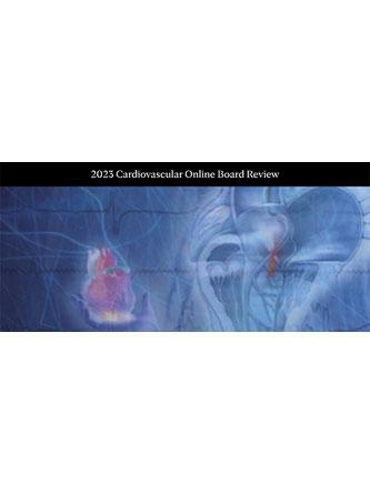 Mayo Clinic 2023 Cardiovascular Online Board Review (Videos + Slides)