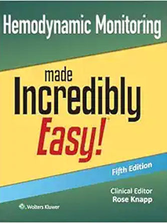 Hemodynamic Monitoring Made Incredibly Easy! (Incredibly Easy! Series®), 5ed (EPUB + Converted PDF)